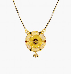 The Decorated Flower Mangalsutra